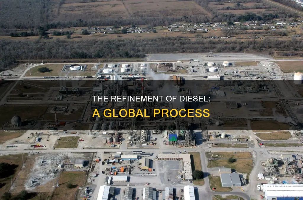 where is diesel fuel refined
