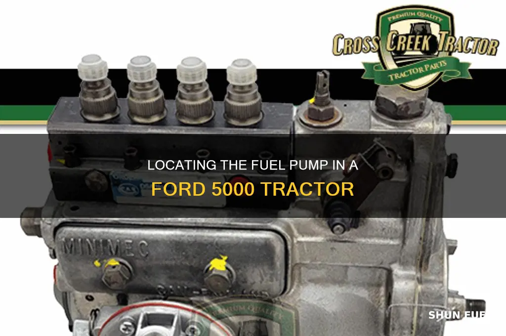 where is ford 5000 fuel pump