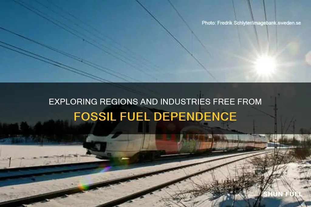 where is fossil fuel not used
