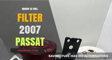 Locating the Fuel Filter in a 2007 Passat