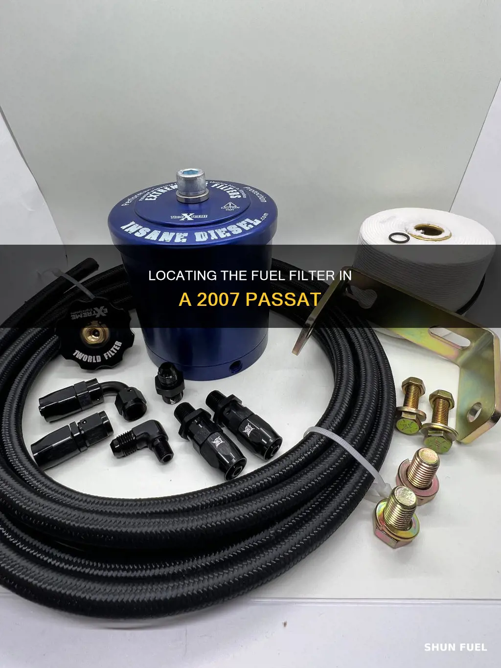 where is fuel filter 2007 passat
