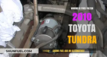 Locating the Fuel Filter in a 2010 Toyota Tundra