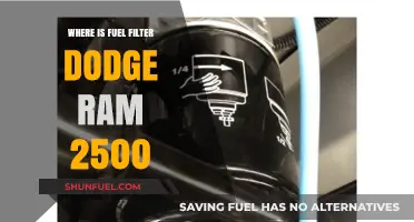 Dodge Ram 2500 Fuel Filter Location Guide