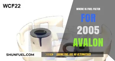 Avalon Fuel Filter: Location and Replacement Guide