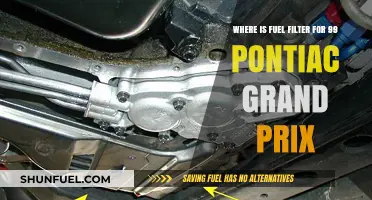 Fuel Filter Location for 99 Pontiac Grand Prix