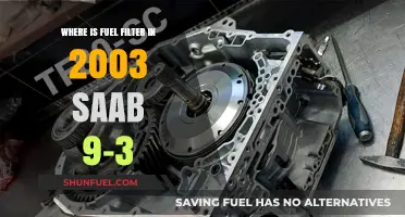 Saab 9-3 Fuel Filter: Location and Replacement Guide