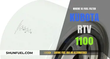 Finding the Fuel Filter: Kubota RTV 1100