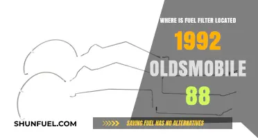 Fuel Filter Location Guide: 1992 Oldsmobile 88