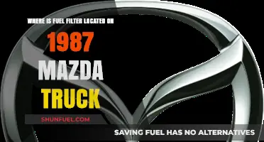 Mazda Truck Fuel Filter Location: A Guide to 1987 Models