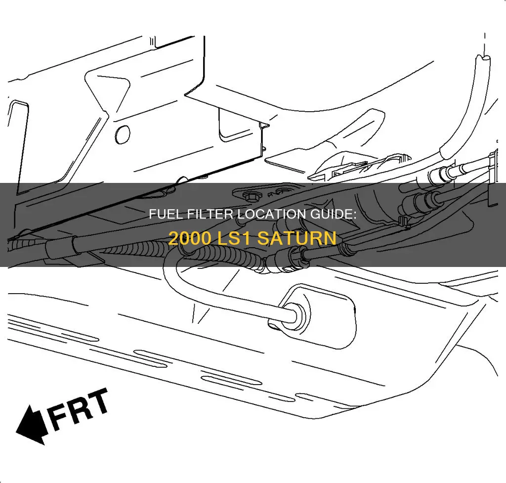 where is fuel filter located on 2000 ls1 saturn