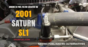Fuel Filter Location Guide: 2001 Saturn SL1