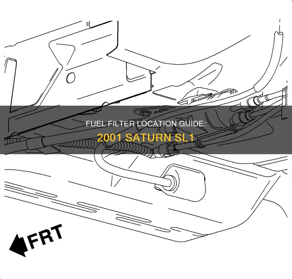where is fuel filter located on 2001 saturn sl1