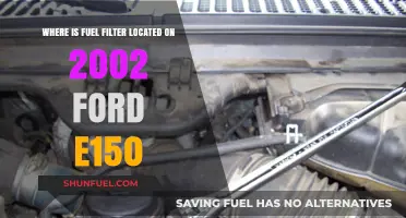 Locating the Fuel Filter on a 2002 Ford E150