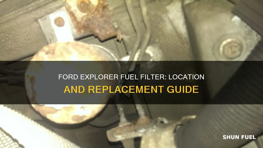 where is fuel filter located on 2002 ford explorer