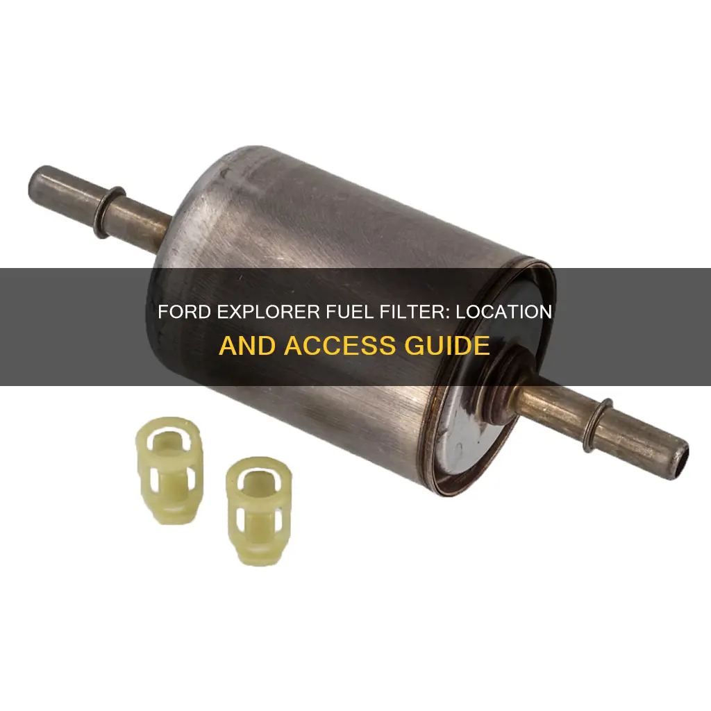 where is fuel filter located on a 2010 ford explorer