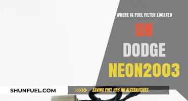 Dodge Neon 2003: Fuel Filter Location Guide