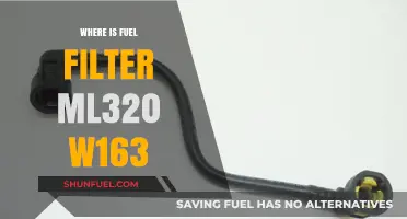 Fuel Filter Location in Your ML320 W163