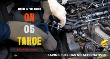 Locating the Fuel Filter in Your 05 Tahoe
