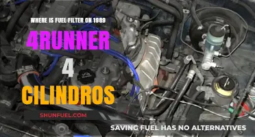 Locating the Fuel Filter in Your 1989 4Runner