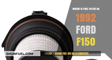 Locating the Fuel Filter on a 1992 Ford F150