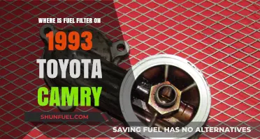 Locating the Fuel Filter in a 1993 Toyota Camry