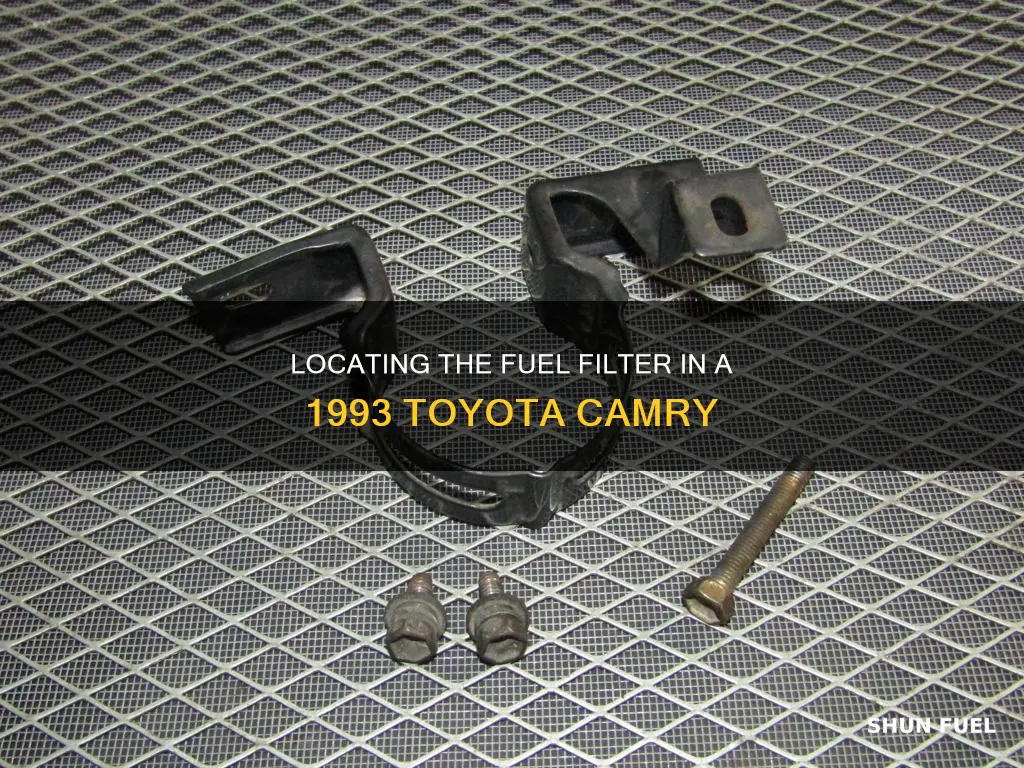 where is fuel filter on 1993 toyota camry