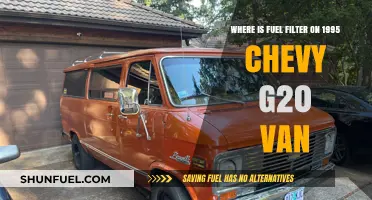 Finding the Fuel Filter: 1995 Chevy G20 Van