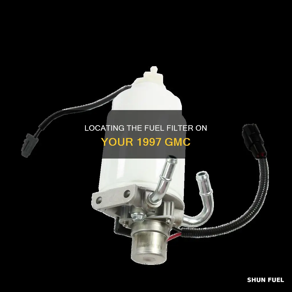 where is fuel filter on 1997 gmc