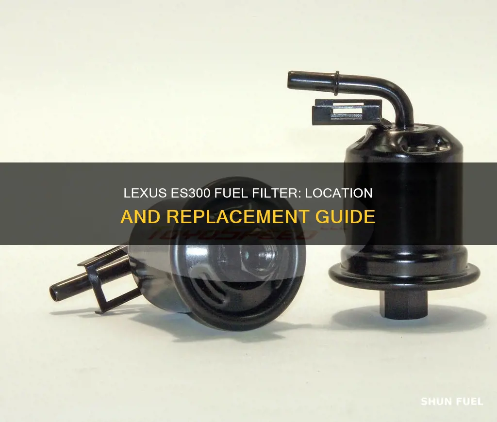 where is fuel filter on 1998 lexus es300