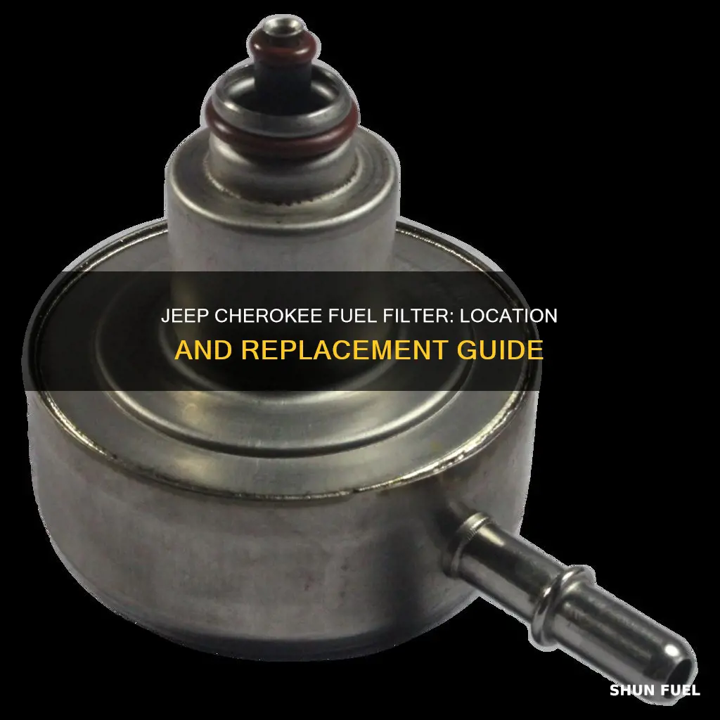 where is fuel filter on 1999 jeep cherokee classic