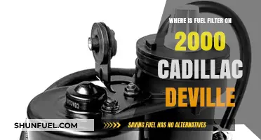 Cadillac DeVille: Locating the Fuel Filter