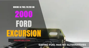 Locating the Fuel Filter on a 2000 Ford Excursion