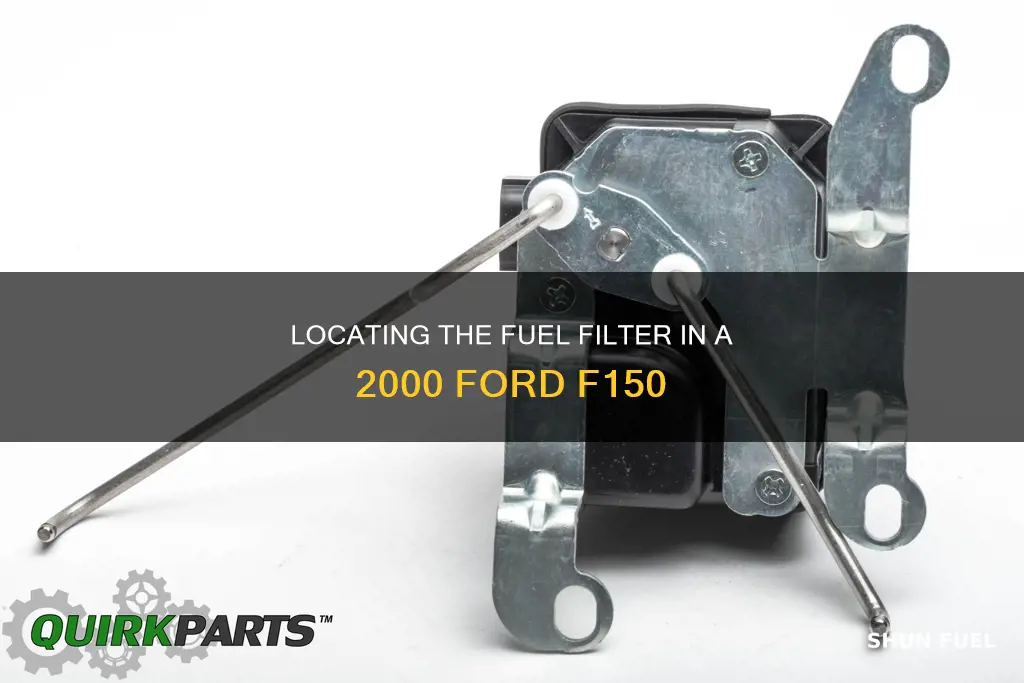 where is fuel filter on 2000 ford f150