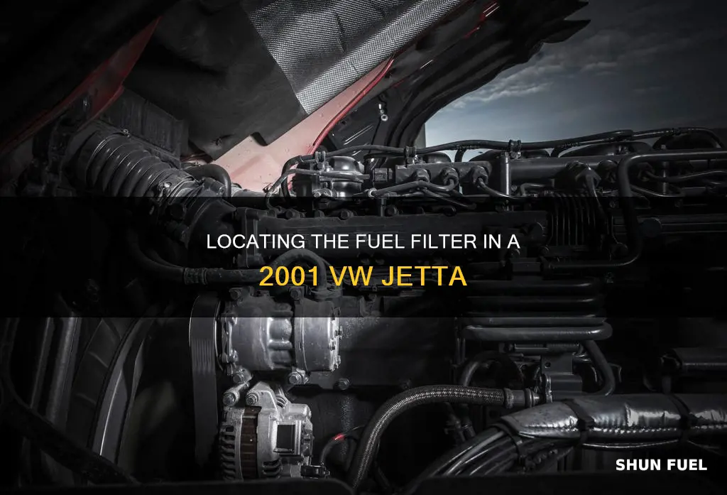 where is fuel filter on 2001 vw jetta