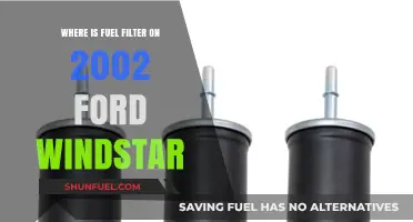 Locating the Fuel Filter in a 2002 Ford Windstar