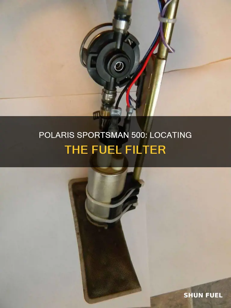 where is fuel filter on 2002 polaris smortsman 500