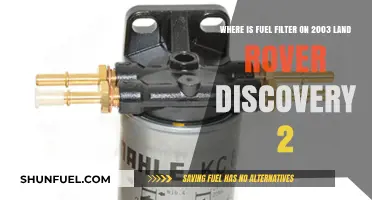 Locating the Fuel Filter in a 2003 Land Rover Discovery