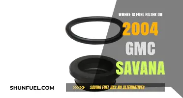 GMC Savana Fuel Filter: Location and Replacement Guide