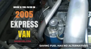 Locating the Fuel Filter in 2005 Express Vans