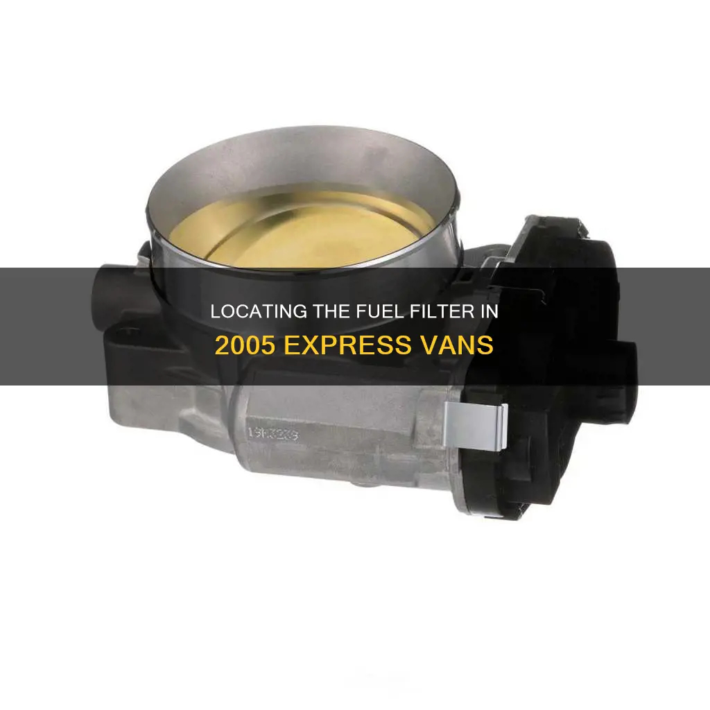 where is fuel filter on 2005 express van