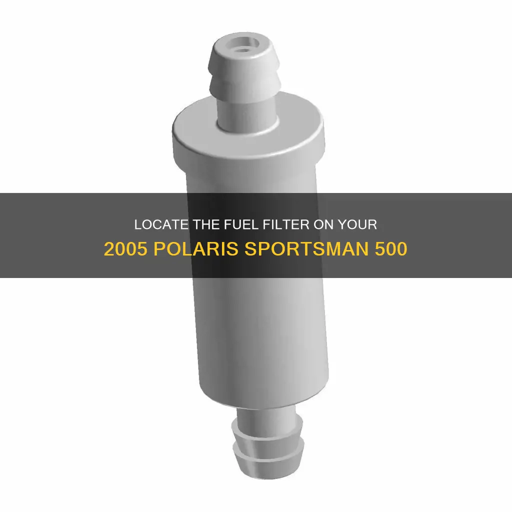 where is fuel filter on 2005 polaris sportsman 500