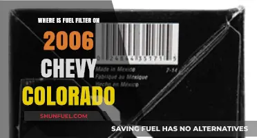 Chevy Colorado Fuel Filter: Location and Access