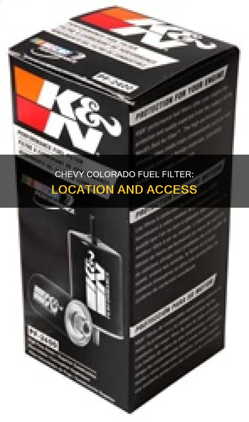 where is fuel filter on 2006 chevy colorado
