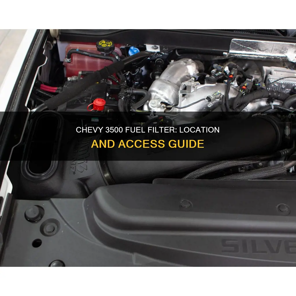 where is fuel filter on 2007 chevy 3500