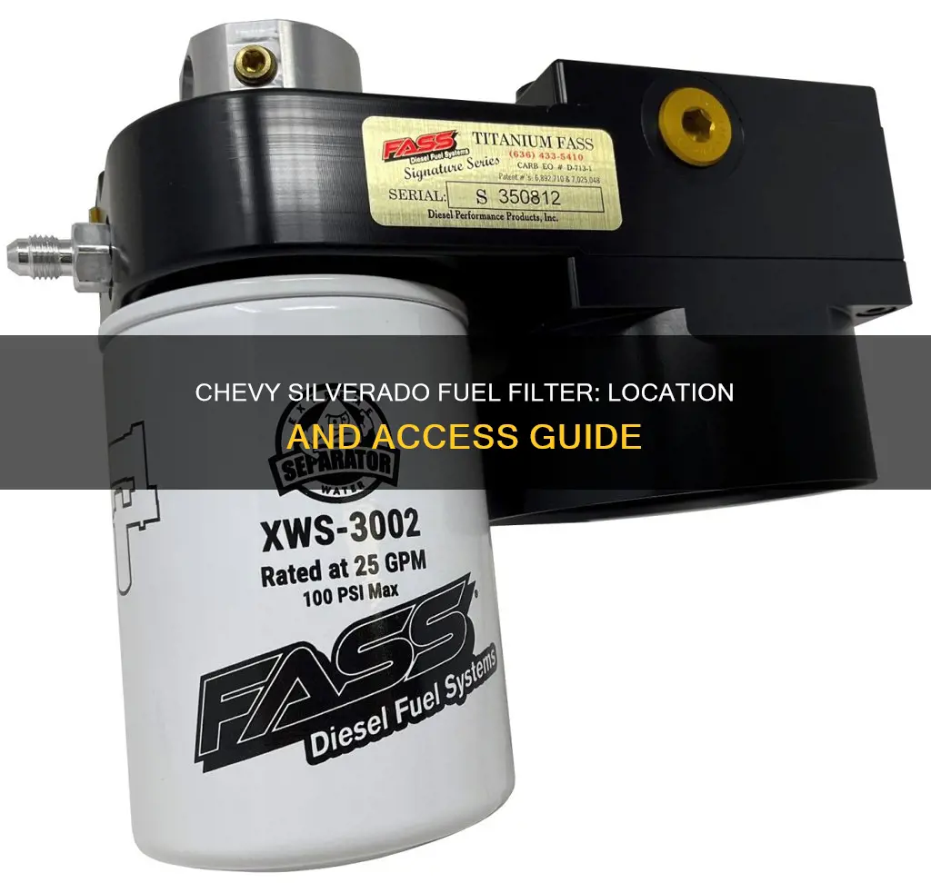 where is fuel filter on 2007 chevy silverado