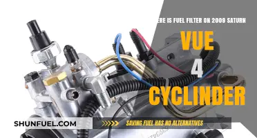 Fuel Filter Location in Saturn Vue 4 Cyclinder