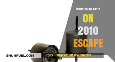 Locating the Fuel Filter in Your 2010 Escape