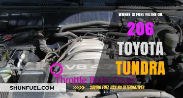 Finding the Fuel Filter in Your Toyota Tundra