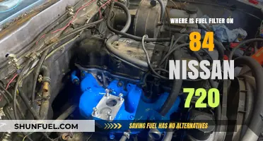 Finding the Fuel Filter: 1984 Nissan 720