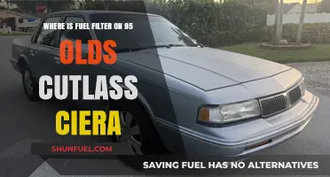 Locating the Fuel Filter in a 95 Olds Cutlass Ciera